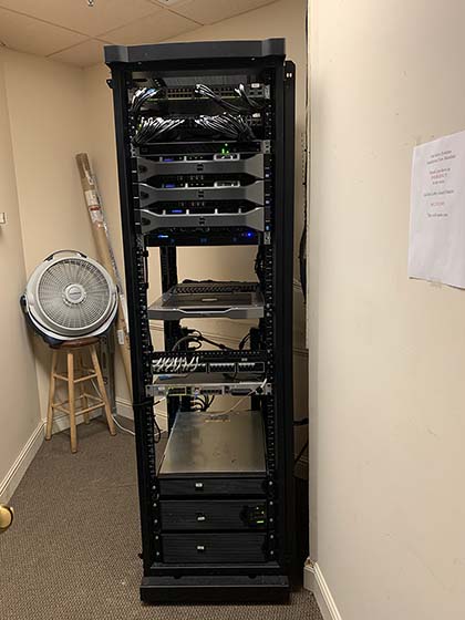 Server/Telecom Room Clean-Up After